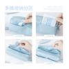 Large Capacity PU Pencil Case With Dual Zipper Compartments Water Resistant School Office Stationery Organizer
