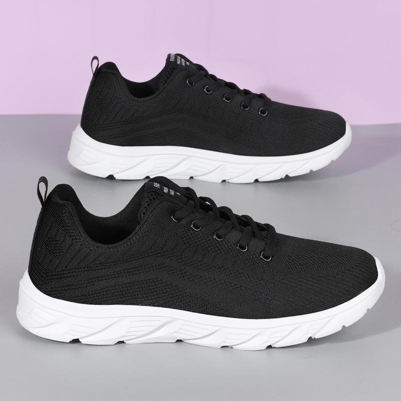 Men's Lightweight Breathable Mesh Running Shoes - Plus Size, Soft Sole for Autumn/Winter
