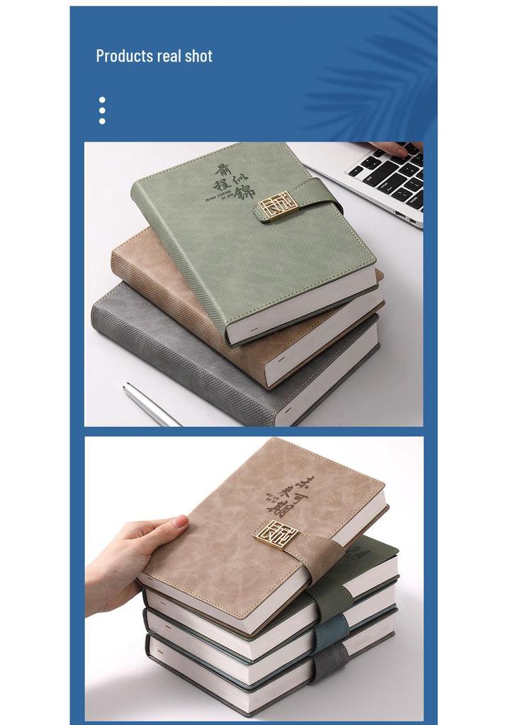 Custom Logo A5 Business Office Notebook Gift Set with 2025 Diary