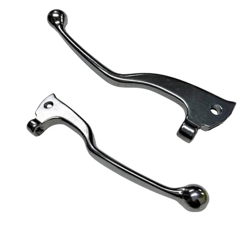 ALBA Brake Lever Set (Left and Right) for Majesty 250SV/ABS/C [R Disc] (1997-2006) and Others, Silver, BL-203-010-SL