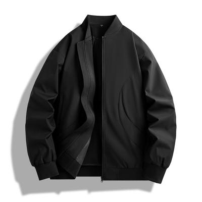 Baseballjacken Herren Stehkragen Freizeitjacken Herren Locker sitzende Strickjacken