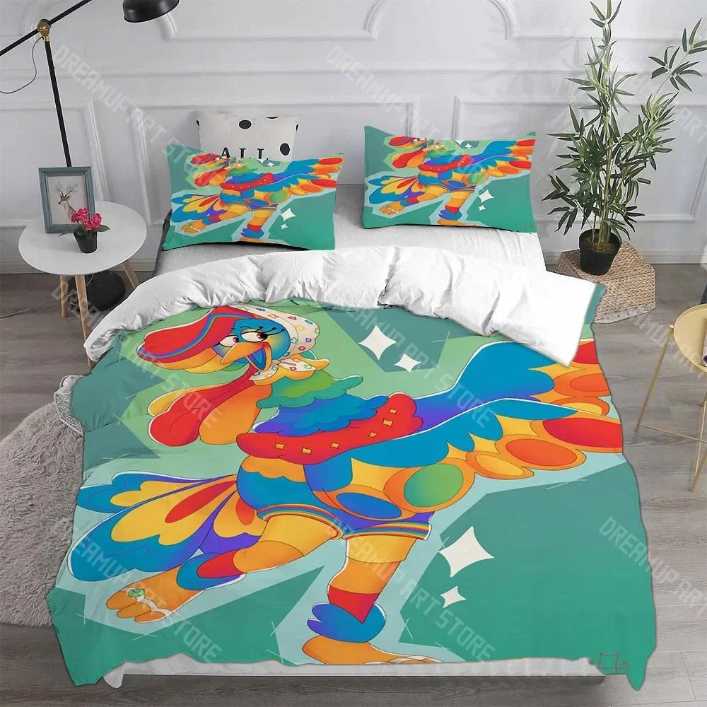 

3D Print Welcome Home Anime Printed Bedding Sets Comforter Quilt Bed Cover Duvet Cover Pillow Case 2-3 Pieces Sets Kids Adult EU Single 90x200cm