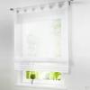 Farbe Halbvorhang für Küche/Schlafzimmer/Wohnzimmer Fensterdekoration Römisches Aufhängeschlaufen