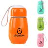 180ml Stainless Steel Penguin Design Insulated Vacuum Water Cup Leakproof Bottle