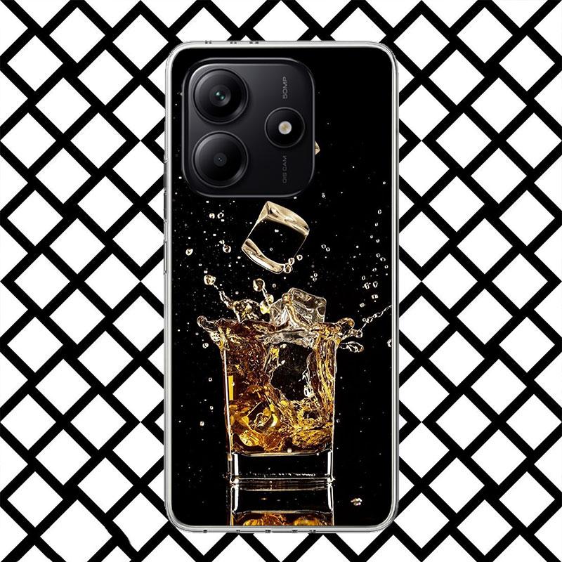 Cigar Whiskey Ice Drink Phone Case for Xiaomi Redmi Note 15 14 14S 13 12 12S 11 Pro Plus 11E 11T 11S 10S 5G Soft Cover Fundas Re