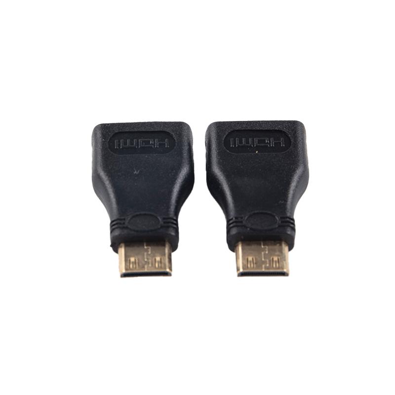 Black Mini Compatible Converter Male To Standard Extension Cable Adapter