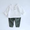 Spring Baby Boy Clothes Toddler Soft Cotton Long Sleeve T-shirt  + Pants 2Pcs Kids Outfits