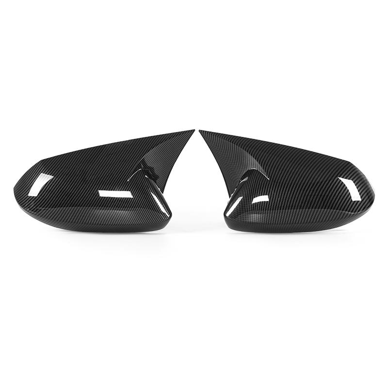 Rhyming Reversing Mirror Case Rearview Cover ABS Cap Carbon housing Fiber Refit Side For Toyota Corolla Sedan Hatchback