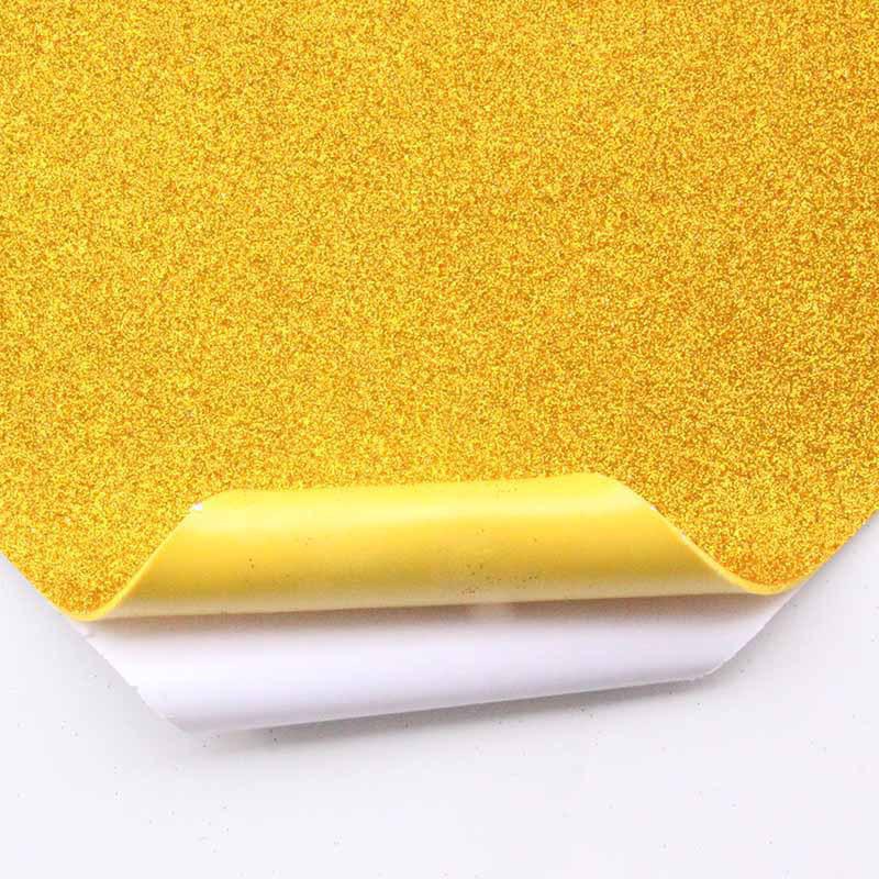 Hârtie Spumă Groasă Mare cu Sclipici Auriu pentru Meșteșuguri