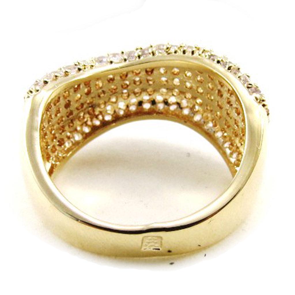 White Gold Plated 'Goddess' Ring