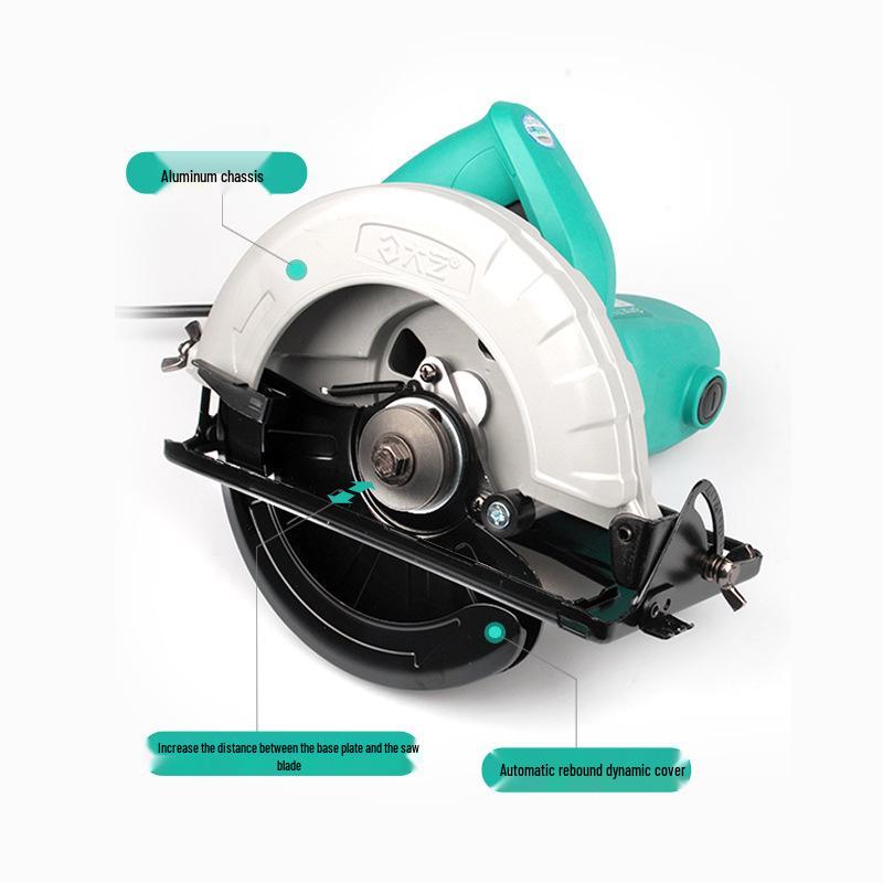 Dayi 7 & 9 Inch Electric Circular Saw - High Power, Portable, Multi-function Wood Cutting Machine.