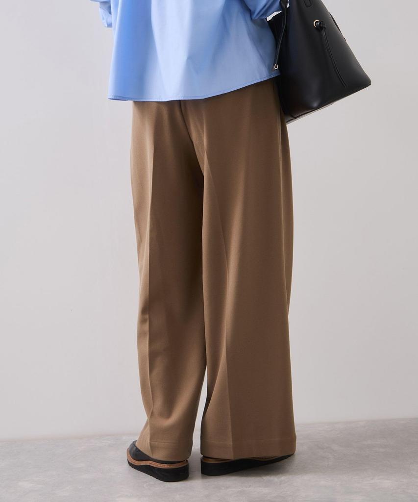 Bis Hot Beauty Wide Leg Care BVS65300 Camel SS Two-pleat Pants/Easy Women's (Size 25)