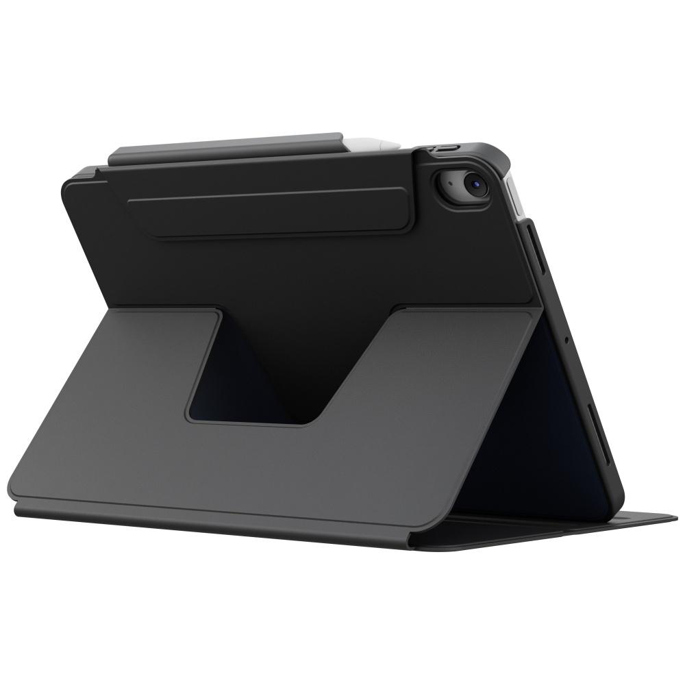 UNIQ Rovus Snapmount Magnetic 360 Rotating Detachable Case for iPad 11" A16 (2025) / iPad 10.9" 10th Gen (2022) Black
