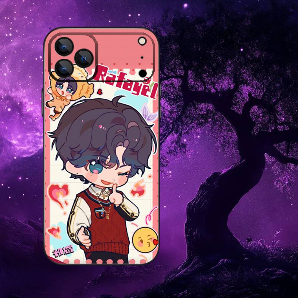 

Cute L-Love and D-Deepspace Phone Case For iPhone 17,16,15,14,13,12,11,Pro,Max,Plus,E,SE4,Air,Mini Black Soft Funda iPhone13