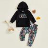 Conjunto Duas Peças de Moletom e Calça Camuflada para Meninos