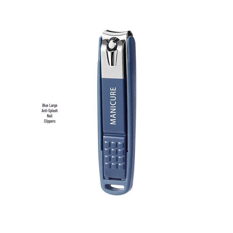 Green Splash-Proof Nail Clipper & Scissors Set - Large, Gift Box Included