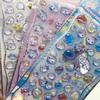 Latest Animation Water Drop 3D Ease Crystal Stickers Cute Refrigerator Sticker Handbooks Decoration Creativity Reward Plaything