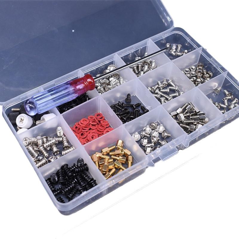 Laptop & Desktop Repair Screw Set for Motherboard, Chassis, Hard Drive, and Back Cover Accessories.