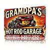 Vintage Classic Car Metal Tin Sign 11.8x7.87 Inch Retro Garage Wall Art