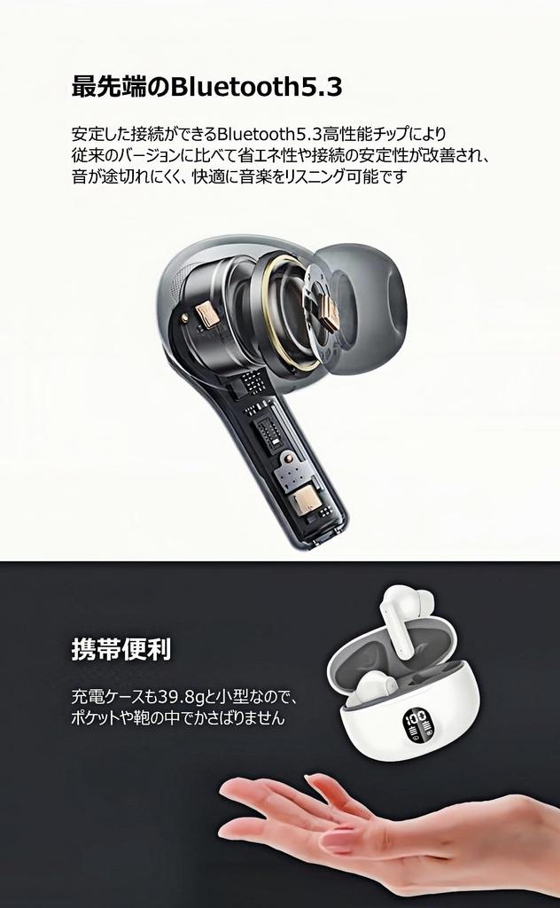 Bluetooth Wireless 2025 Latest Bluetooth Earbuds with EDR Bluetooth Karna Automatic Instant Touch Perfect for and School Earbuds, + 5.3, Style,