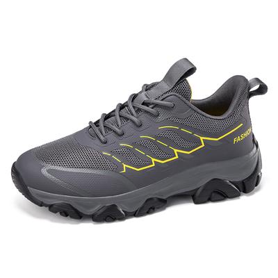 Outdoor Hiking Shoes Men Casual Breathable Soft Low-top Running Shoes Men Comfortable Lace-up Anti-slip Casual Sneakers Women
