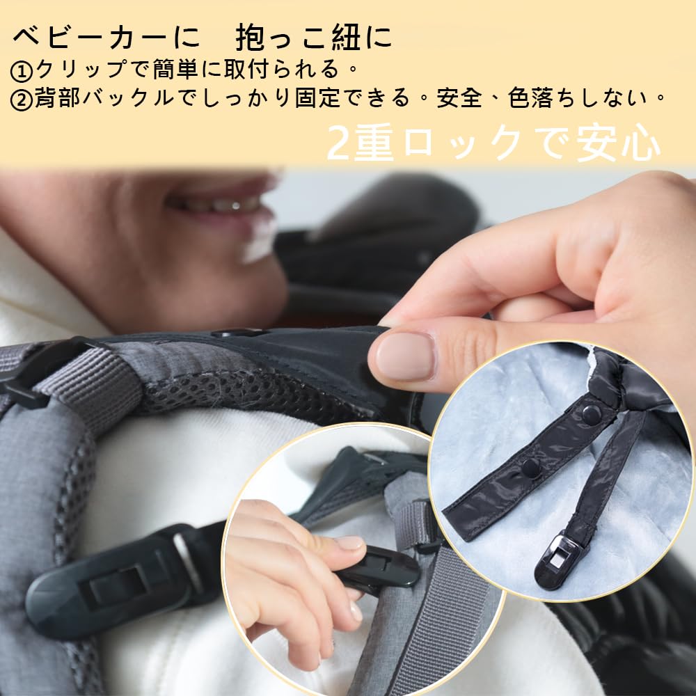 BRILBE Winter Baby Carrier Winter Baby Carrier Winter Cold Extra Warm Stroller Sunshade Outing Hooded Baby Carrier Full Coverage Down to the Baby
