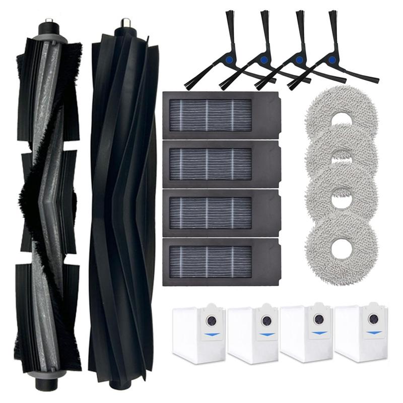 

AEE4-For ECOVACS DEEBOT X2 Omni Vacuum Cleaner Main Side Brush Hepa Filters Mop Pads Dust Bags Spare Parts Accessories