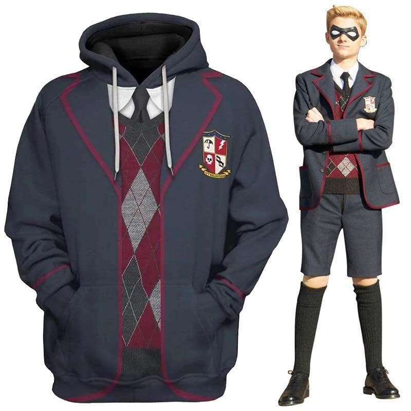 The Umbrella Academy Costume Hooded Jacket Soft And Comfortable Pullover Sweatshirt
