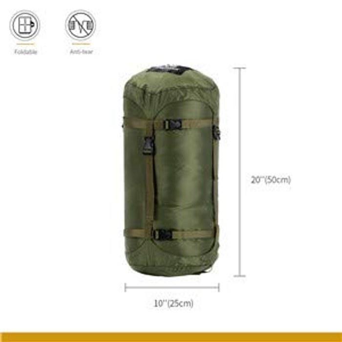 OneTigris 25L Sleeping Bag Stuff Sack Compression Bag (Green - 25L)