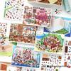 My Little House Series: White Card + PET 2.5D Scenery Stickers (3 Sheets)
