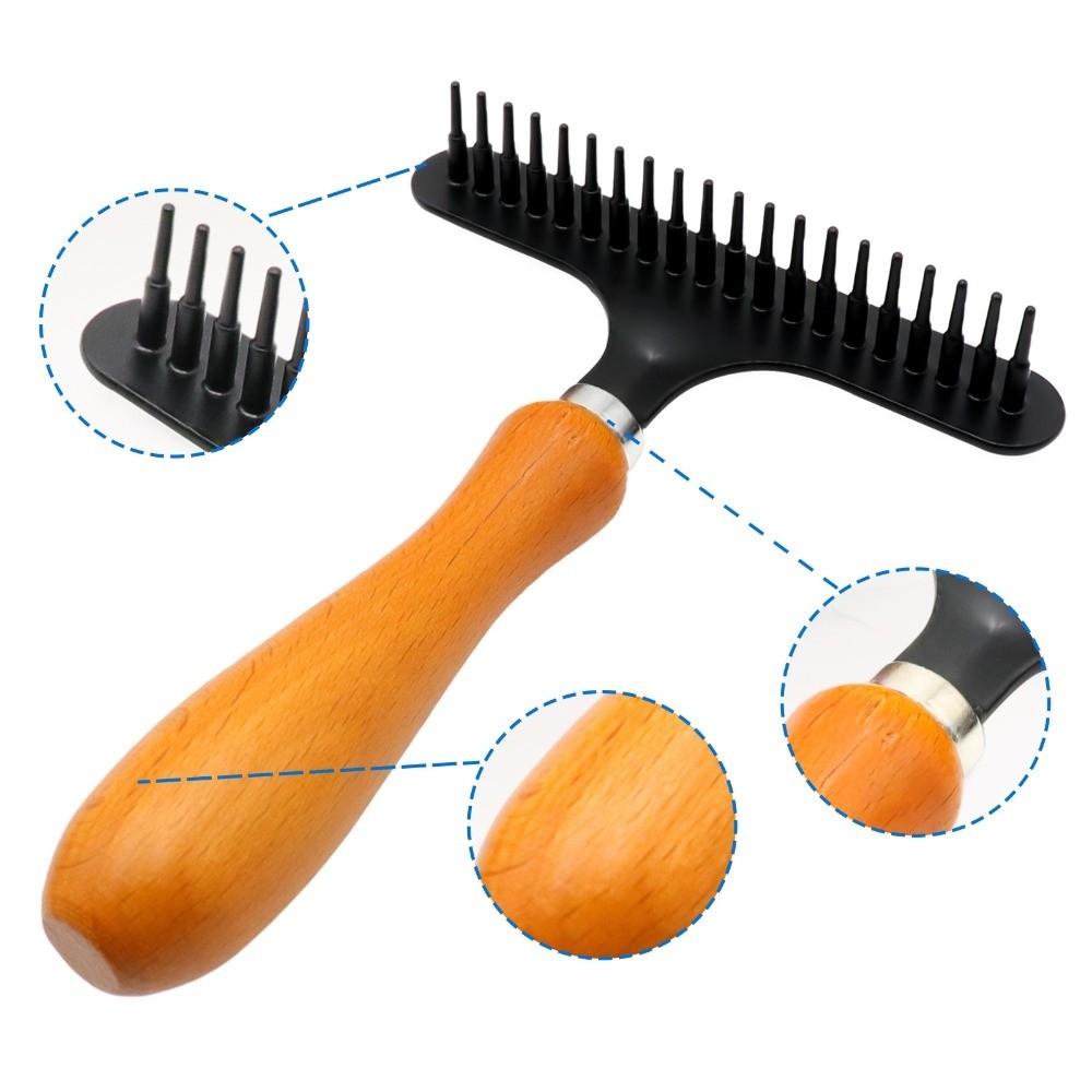 Stainless Steel Dog Grooming Tool Deshedding Cleaning Carpet Rake  Dogs Puppy Cats
