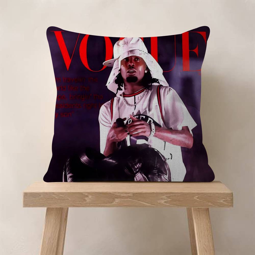Hip Hop Rapper Star Playboi Carti cm Cushion Cover Pillow Cover Decor Pillowcase Home Pillowcase For Couch Pillow