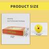 12Pcs Lovely Emotion Face Golf Balls Funny Yellow Practice Golf Balls Novelty Golf Gift for Men Women Golfers Enduring