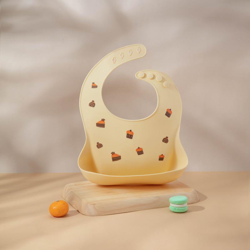 

Waterproof Food-Grade Silicone Baby Bib - Leak-Proof, Self-Feeding, Drool Protection