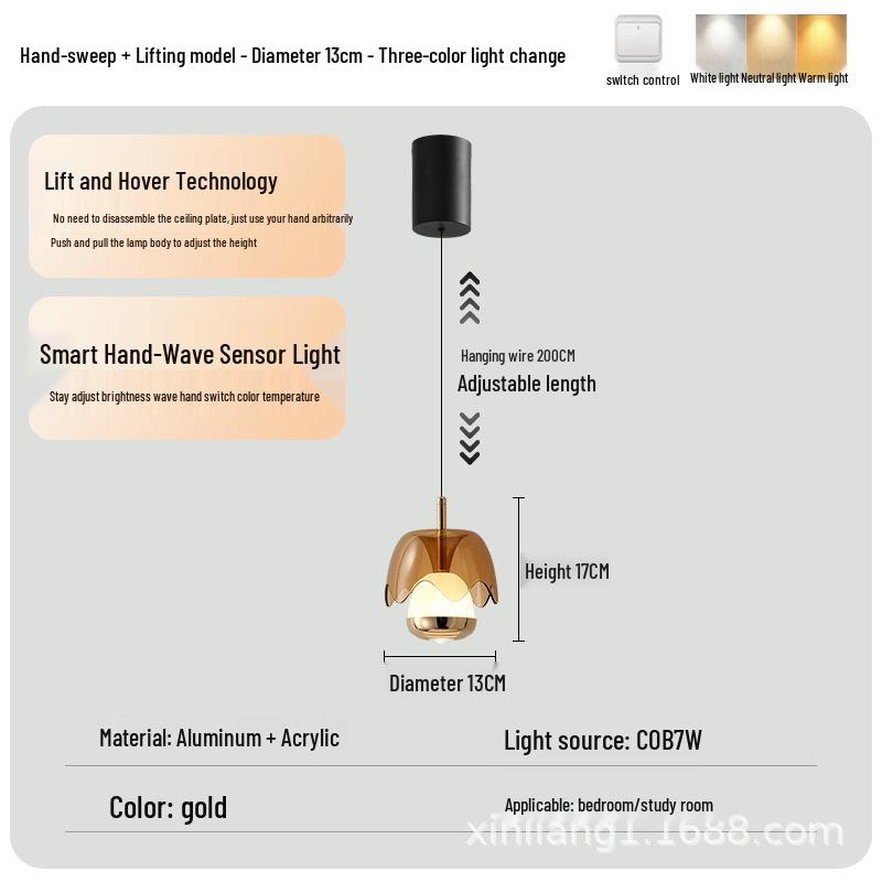 Moderne verstellbare Pendelleuchte für Schlafzimmer oder Bar