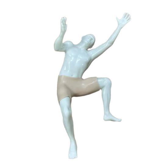 Wall Climbing Man Figurine Adhesive Climber Wall Decoration Modern Wall Art Climber Statue for Home Office Bedroom Living Room