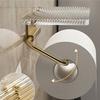Stylish Toilet Holder With Shelf Modern Functional Accessories Wide Compatibility Easy To Clean