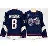 Mens Ice Hockey Jersey Red Wings 71 Blues Kraken Maple Leafs Embroidered Team Sport Uniform Practice Game