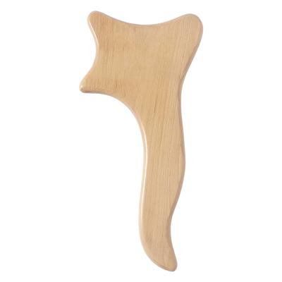 Hölzernes Gua Sha Schabemassage-Werkzeug Tragbares Gua Sha Brett Massagegerät Faszien Akupunkturpunkt
