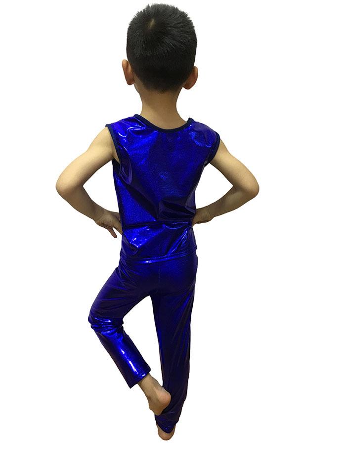Unisex Shiny Patent Leather Dance Pants for Jazz, Cheer, & Hip Hop