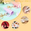 8/16 Pcs Mini Tumbler Keychain Colorful Tumbler Lip Balm Holder with Removable Lids Portable Cup Keychain for Bag Key Decoration