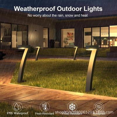 New Solar IP65 Waterproof Ultra-Bright Outdoor Patio Garden Light with Stake