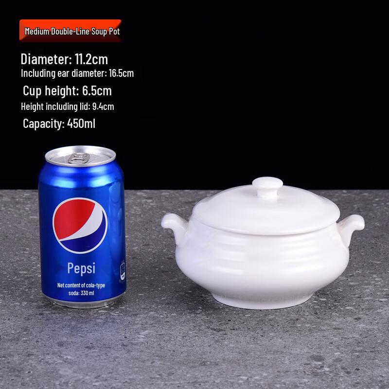 

LISM Ceramic Double Boiler Stew Pot Set