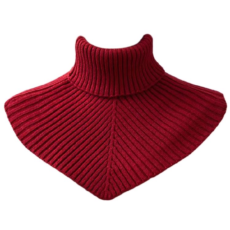 Outdoor Neck Guard Neckerchief Unisex Lining Soft High Collar Windproof Scarf for Office or Parties