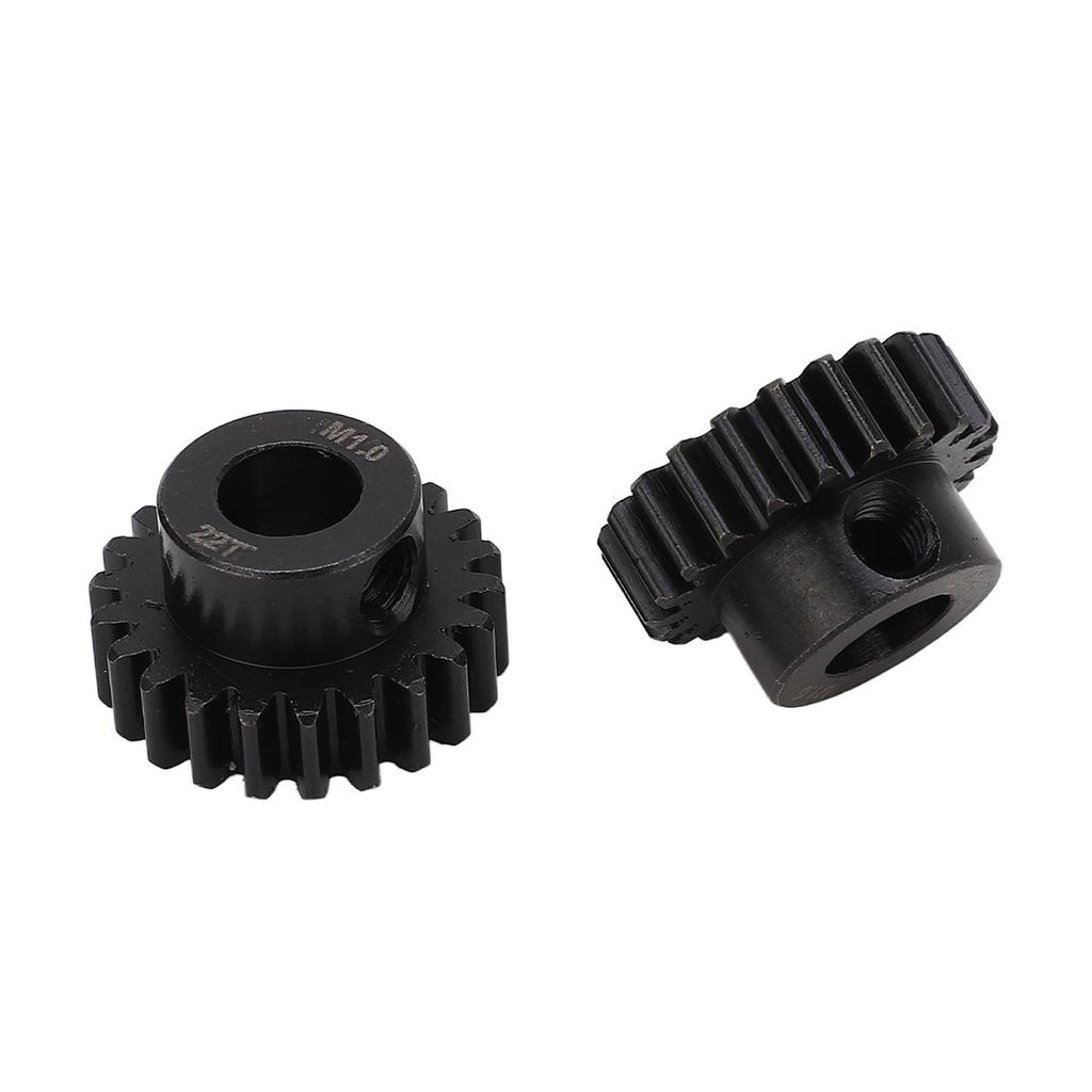 25DP 1.0M 8mm RC Motor Pinion Gear Set 21T 22T Chrome Molybdenum Steel Motor Gears for 15 16 17