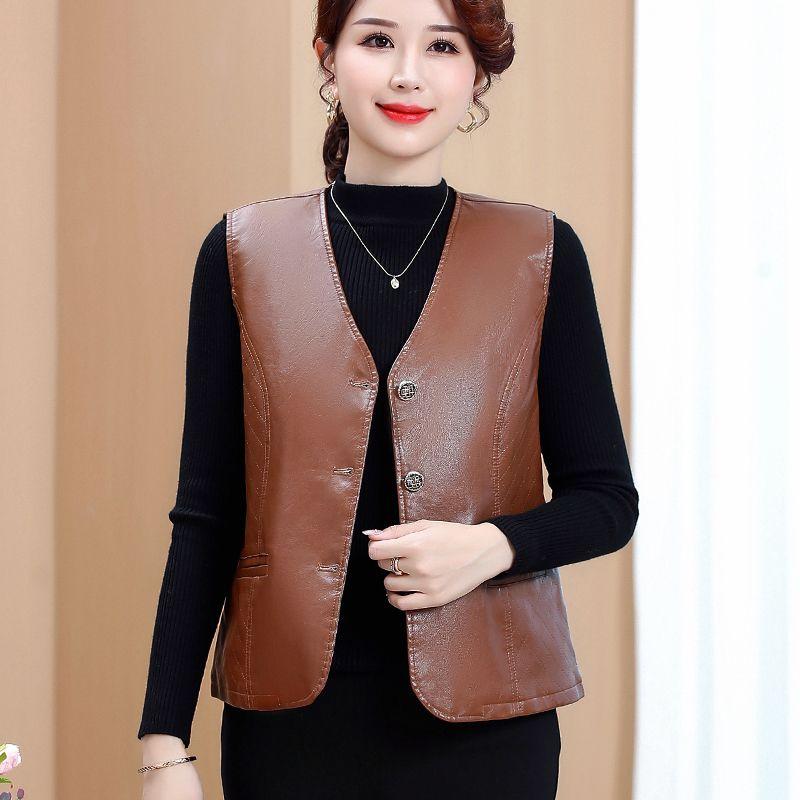 Pima Clip Dames Winter Mouwloos Vest Jas Top