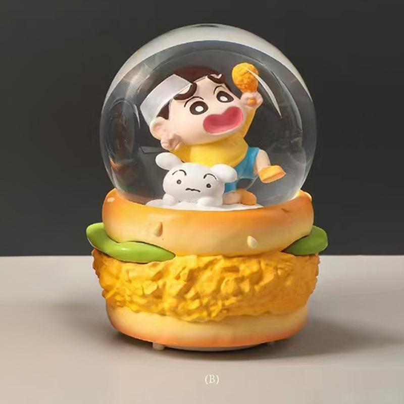 Astronaut Crystal Ball Music Box Ornament - Student Snow Globe Birthday Gift