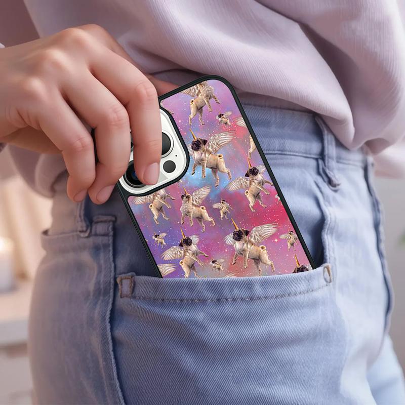 CUTE PUPPY PUG DOG MOPS Phone Case For iPhone 17 Air 15 16e 14 13 Pro Max Coque 12 11 Pro Max PLUS cover