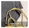 Girls' Mini Crossbody Tote Bag - Solid Color Handbag & Coin Purse for Outings