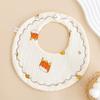 Six-Layer Baby Crinkle Cloth Bib - Soft, Absorbent & Anti-Spit-Up for Newborns